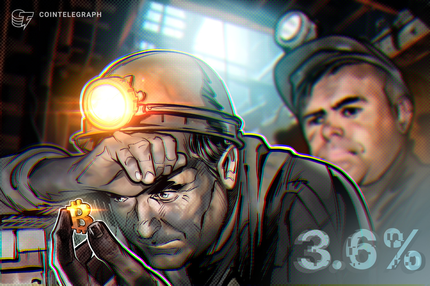 Análisis: mineros de Bitcoin ganaron sólo 3.6% de la capitalización récord de 2 billones de dólares