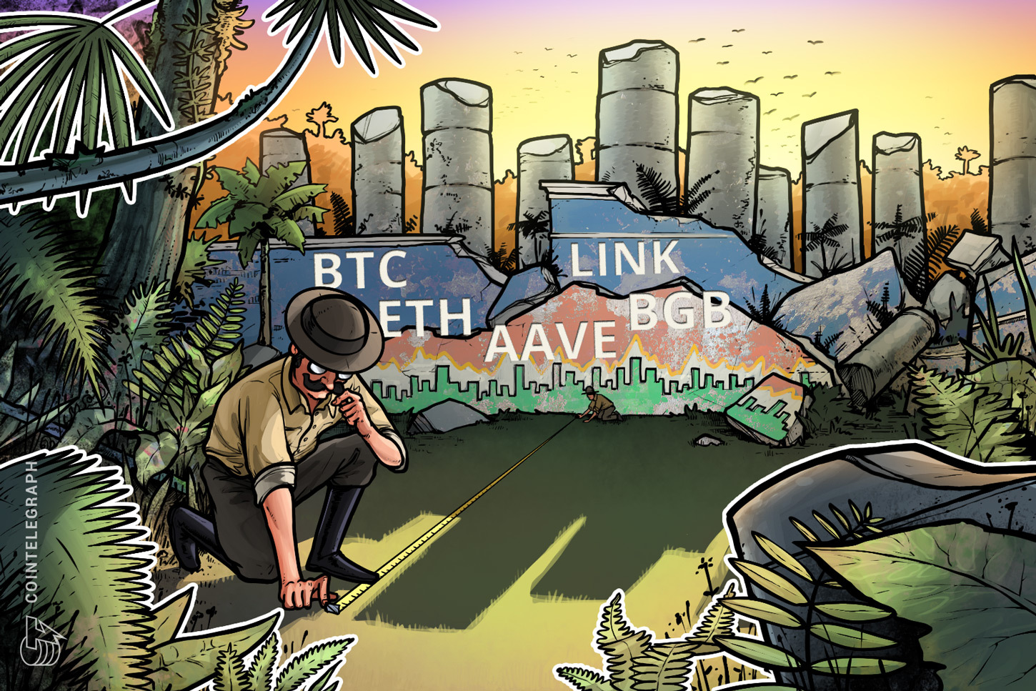 ETH, LINK, AAVE y BGB suben mientras Bitcoin se acerca a un nuevo máximo histórico