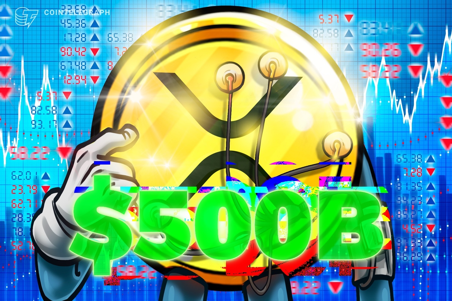 XRP時価総額が6週間以内に5000億ドル超える？ベテラントレーダーが言及