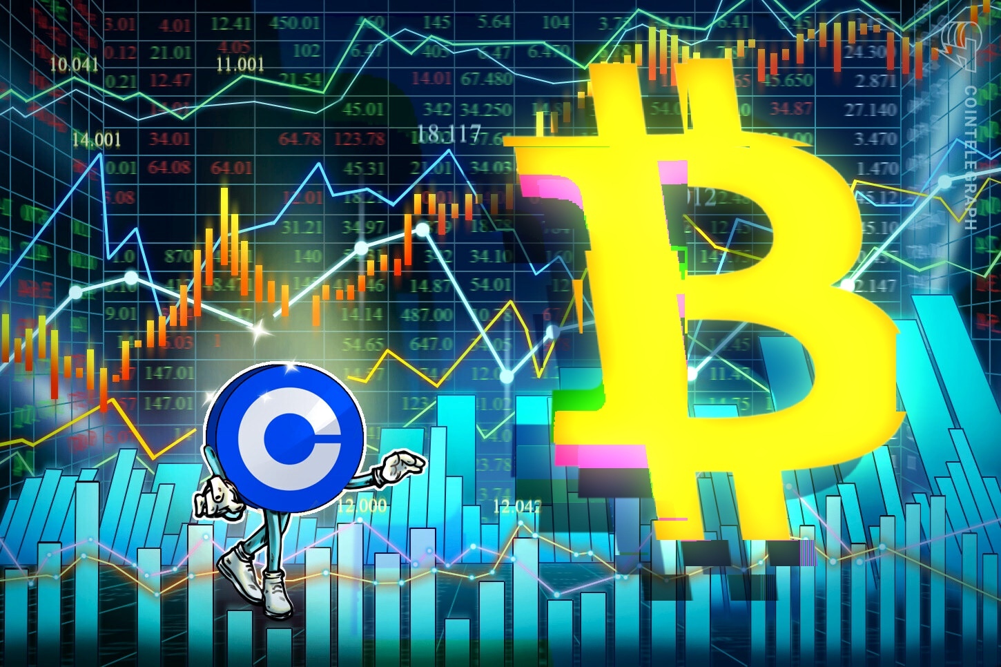 比特币Coinbase溢价指标创4个月新高，交易所流出55万枚BTC
