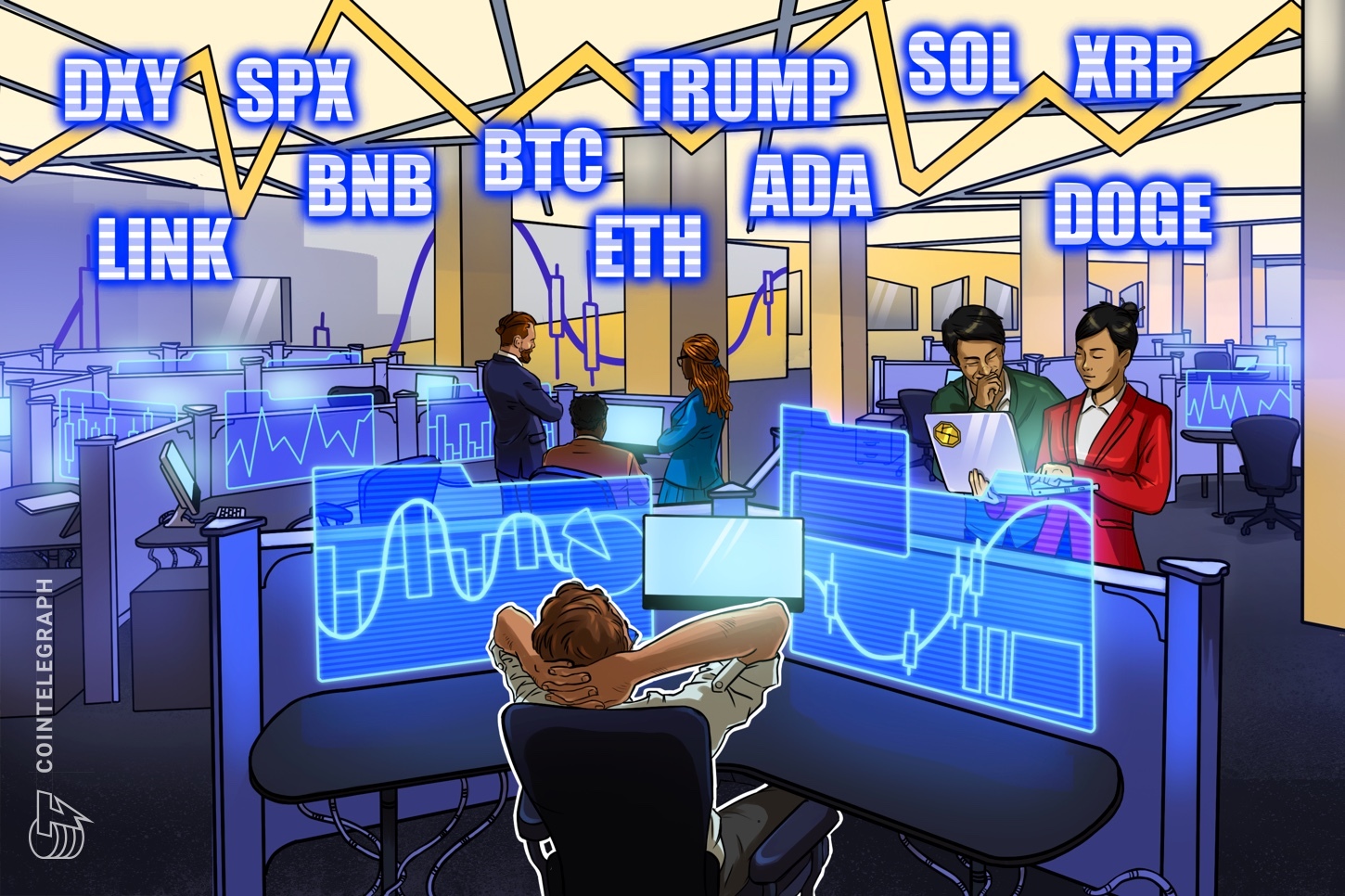 Análisis del 20 de enero: SPX, DXY, BTC, TRUMP, ETH, XRP, BNB, SOL, DOGE, ADA, LINK