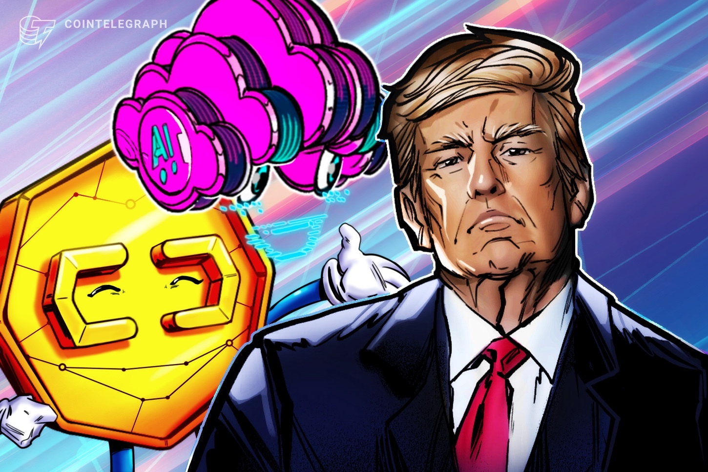 Trump promete fazer dos EUA a 'capital mundial' de IA ​​e das criptomoedas em Davos