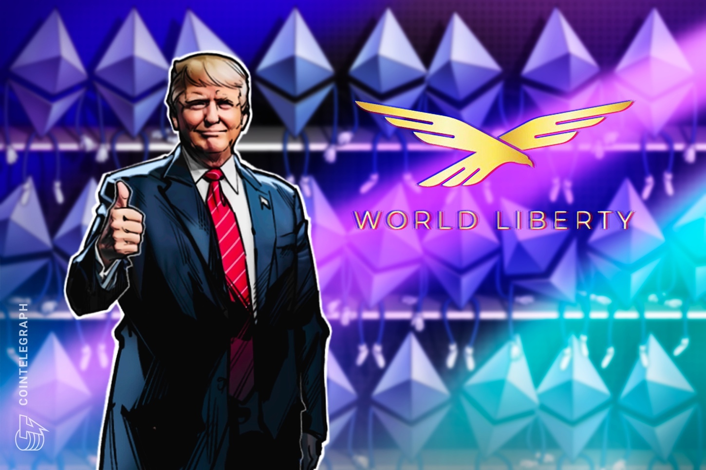 World Liberty Financial de Trump compra otros 10 millones de dólares en ETH