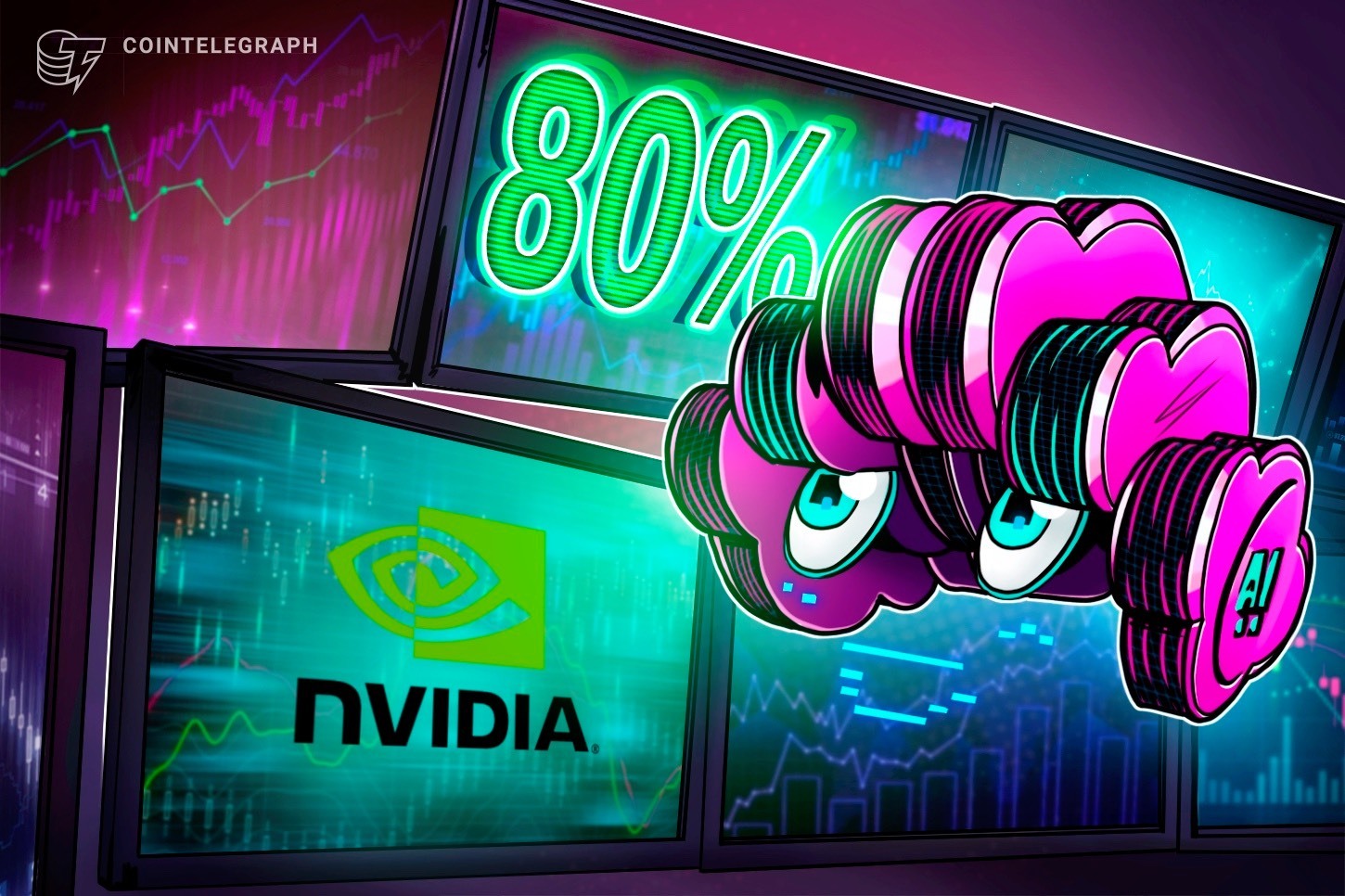 Los ingresos de Nvidia aumentan un 80% por la "asombrosa" demanda de chips de IA