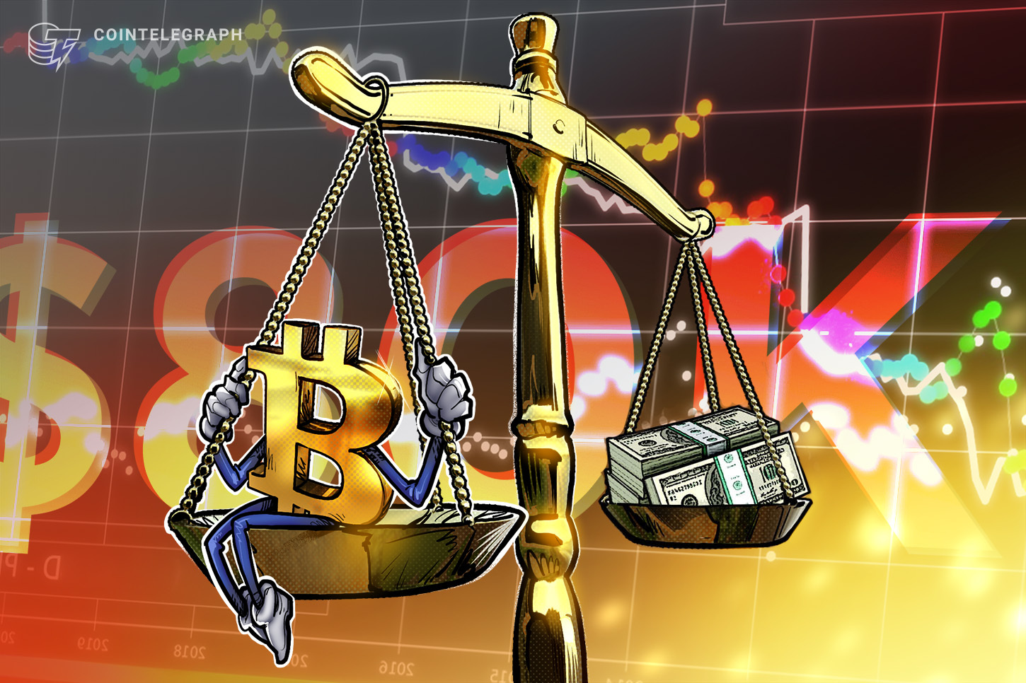 Bitcoin se acercó a USD 80K y la fortaleza del dólar rebotó desde su mínimo en 12 semanas