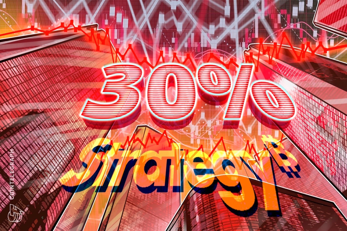 Acciones de Strategy han bajado un 30% desde que Saylor fue portada de Forbes