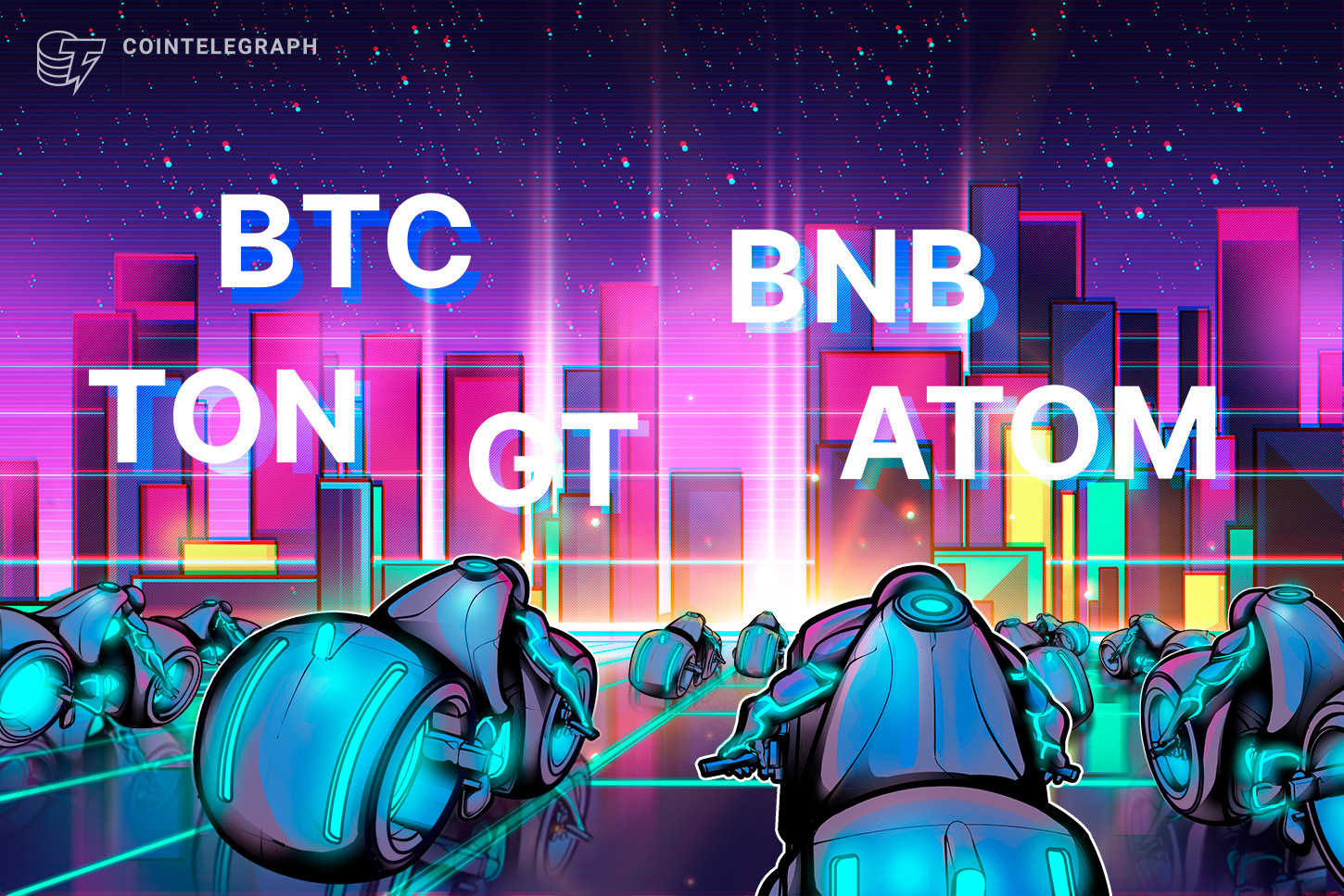 Bitcoin recupera zona de US$ 80 mil enquanto BNB, TON, GT e ATOM sugerem grande alta