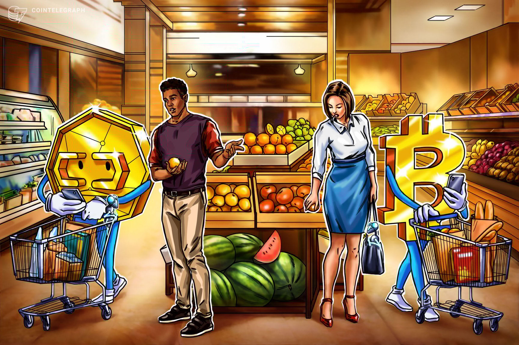 El 70% de los pagos con criptomonedas en la UE se destinan a comercio minorista, alimentos y bebidas, según Oobit