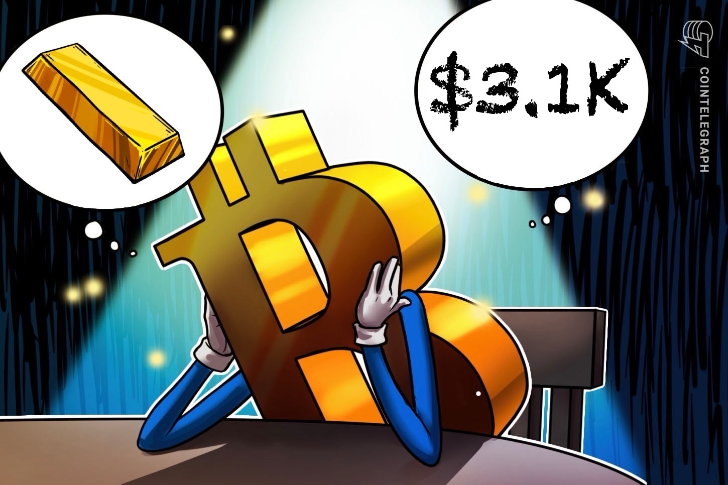 Se estancó el repunte de Bitcoin y el oro se acerca al récord de los 3.100 dólares