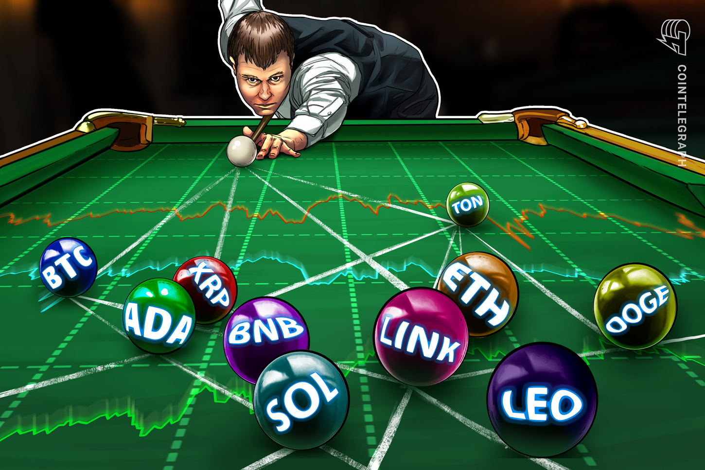 Análise de preços em 02/04: BTC, ETH, XRP, BNB, SOL, DOGE, ADA, TON, LINK, LEO