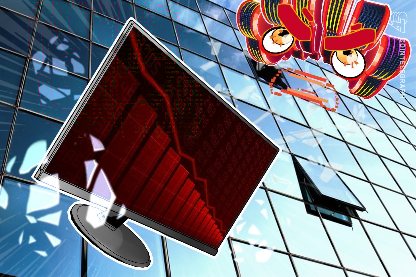 Ingresos de Virtuals Protocol se desplomaron a 500 dólares al día con una caída del token del 90%