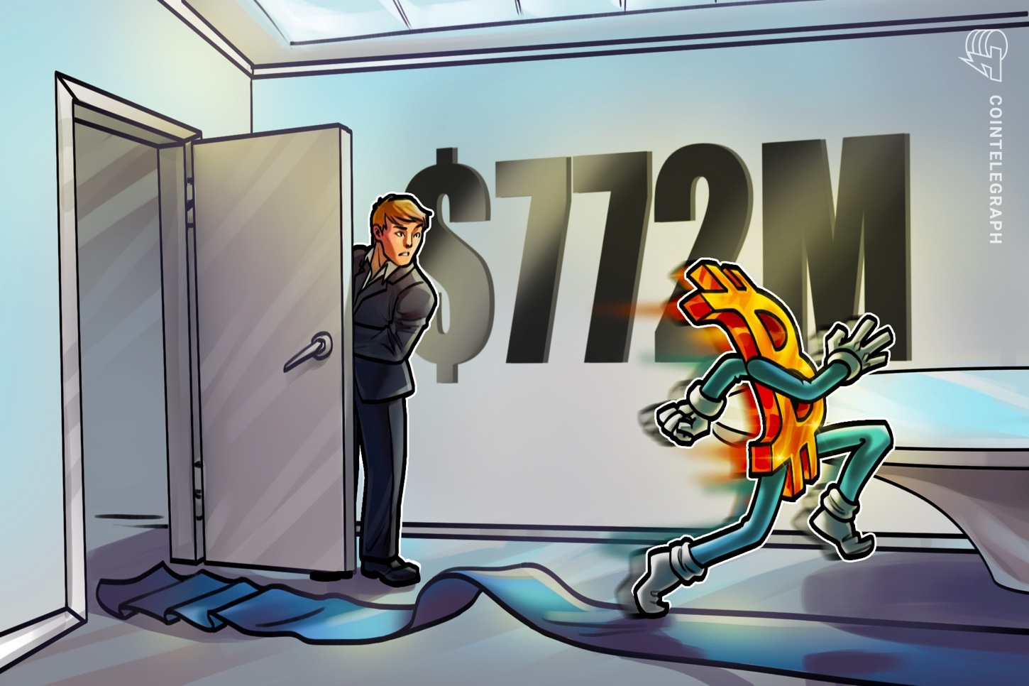 ETFs de Bitcoin spot registram saída de US$ 772 milhões enquanto investidores se preparam para inflação impulsionada por tarifas