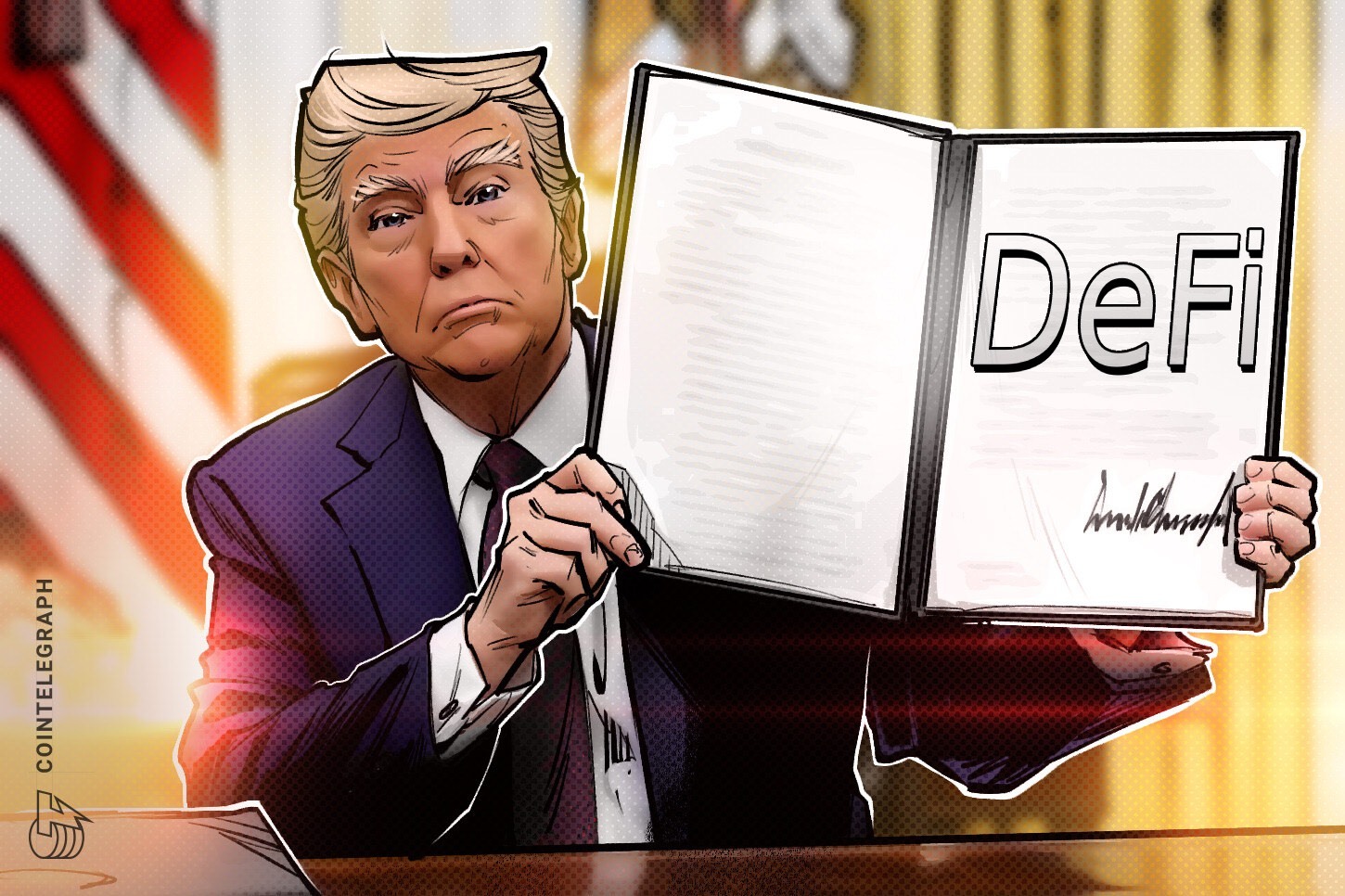 Trump firma resolución que elimina norma de la IRS sobre brokers en DeFi