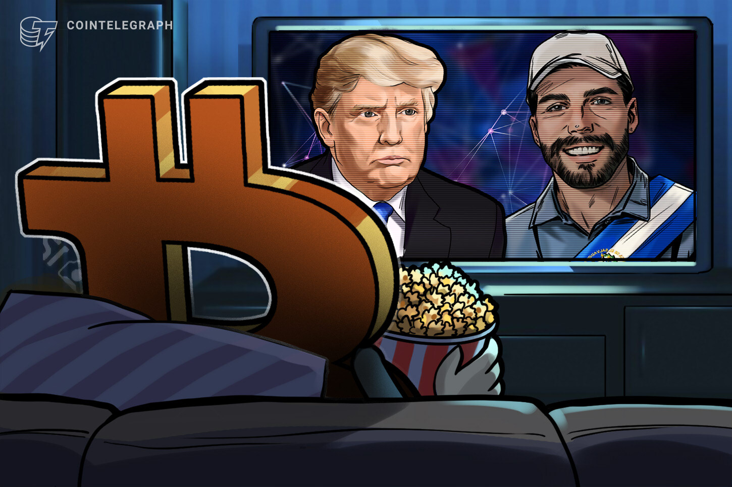 Bitcoin fica em segundo plano enquanto Trump e Bukele se concentram em comércio e imigração