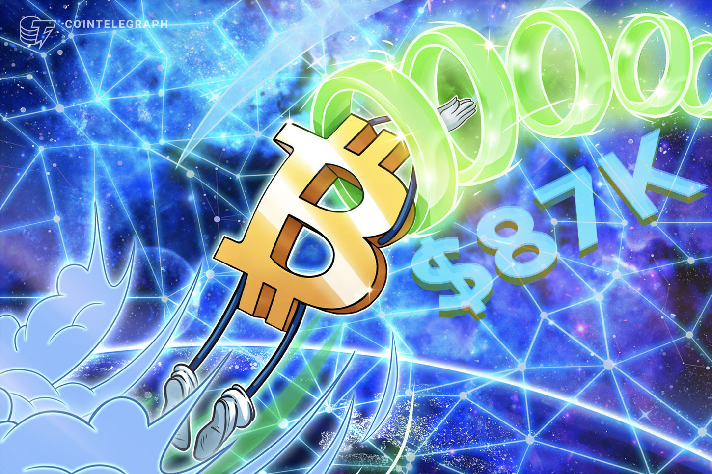 El precio de BTC se acercó a USD 87K mientras un trader dudó de la importancia de su ruptura