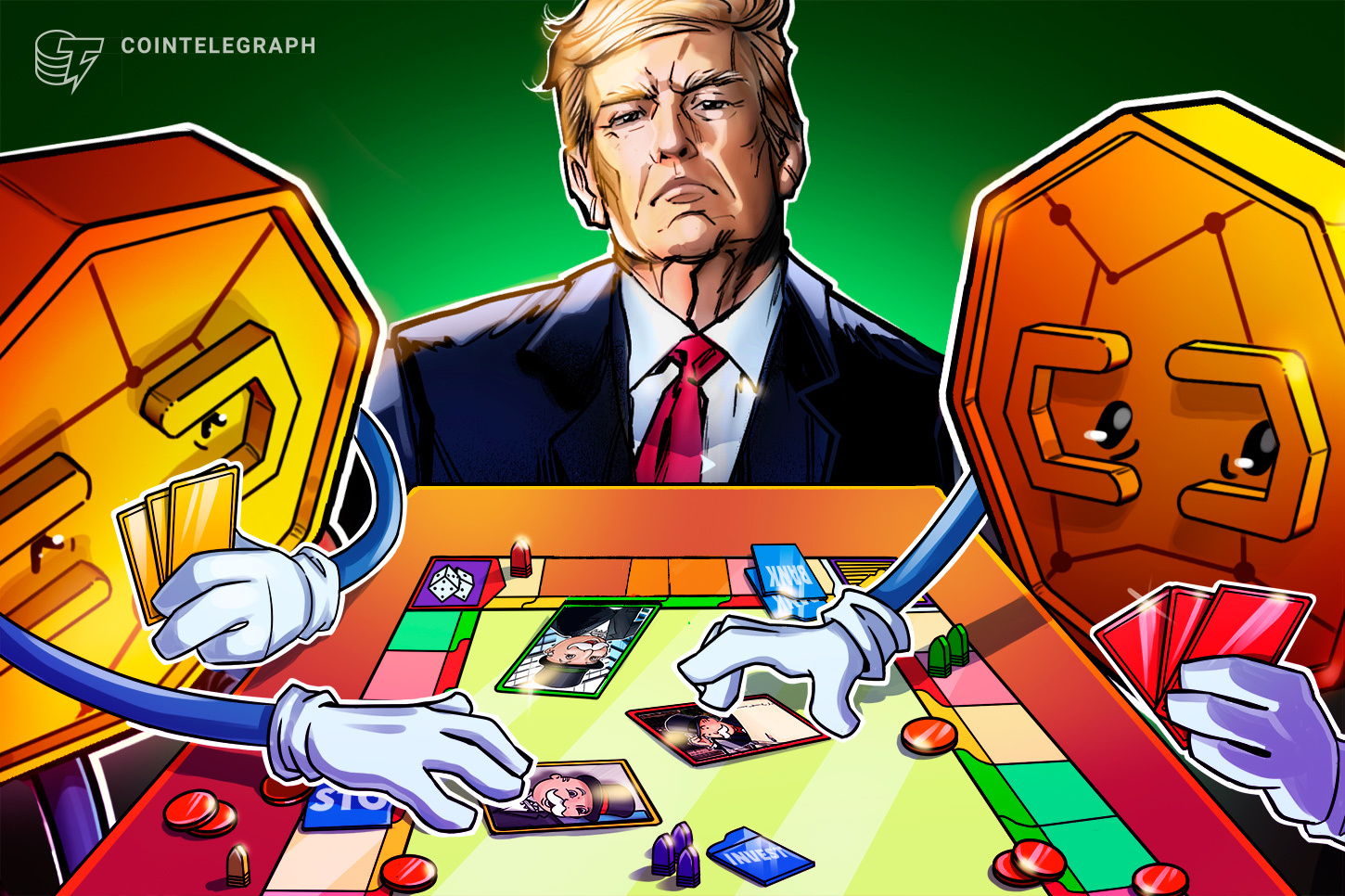 Próxima movida cripto de Trump sería tener un juego al estilo Monopoly