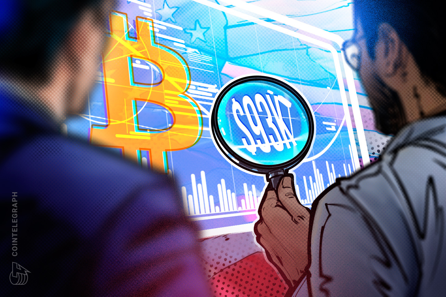 Bitcoin cayó por debajo de USD 93K tras la presentación de datos del PIB de EEUU