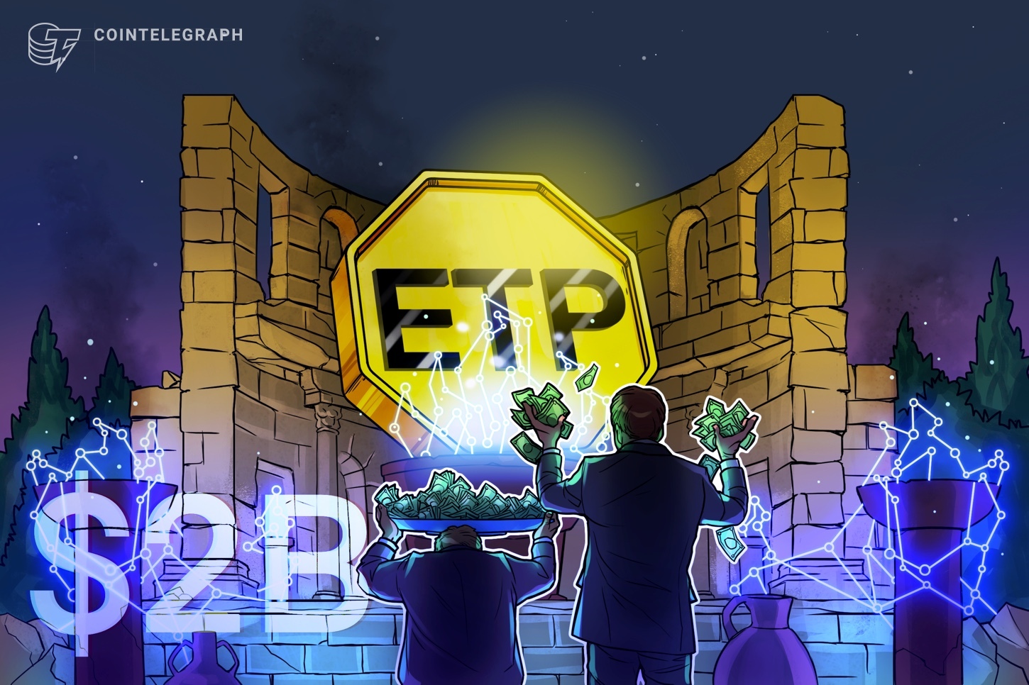 Krypto-ETPs verzeichnen 2 Mrd. US-Dollar Zuflüsse