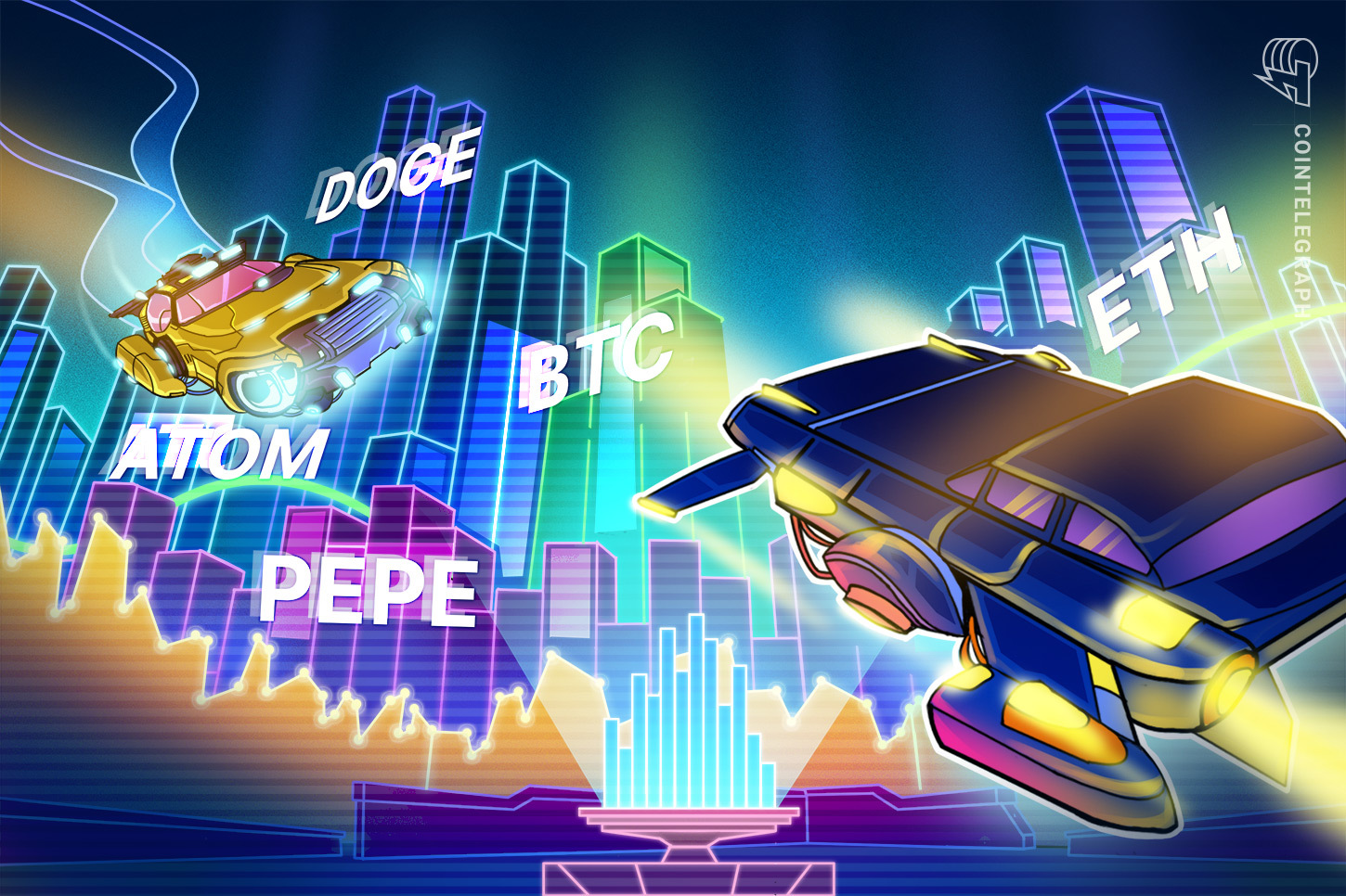 Precio de Bitcoin se acerca a un nuevo máximo histórico al tiempo que ETH, DOGE, PEPE y ATOM repuntan