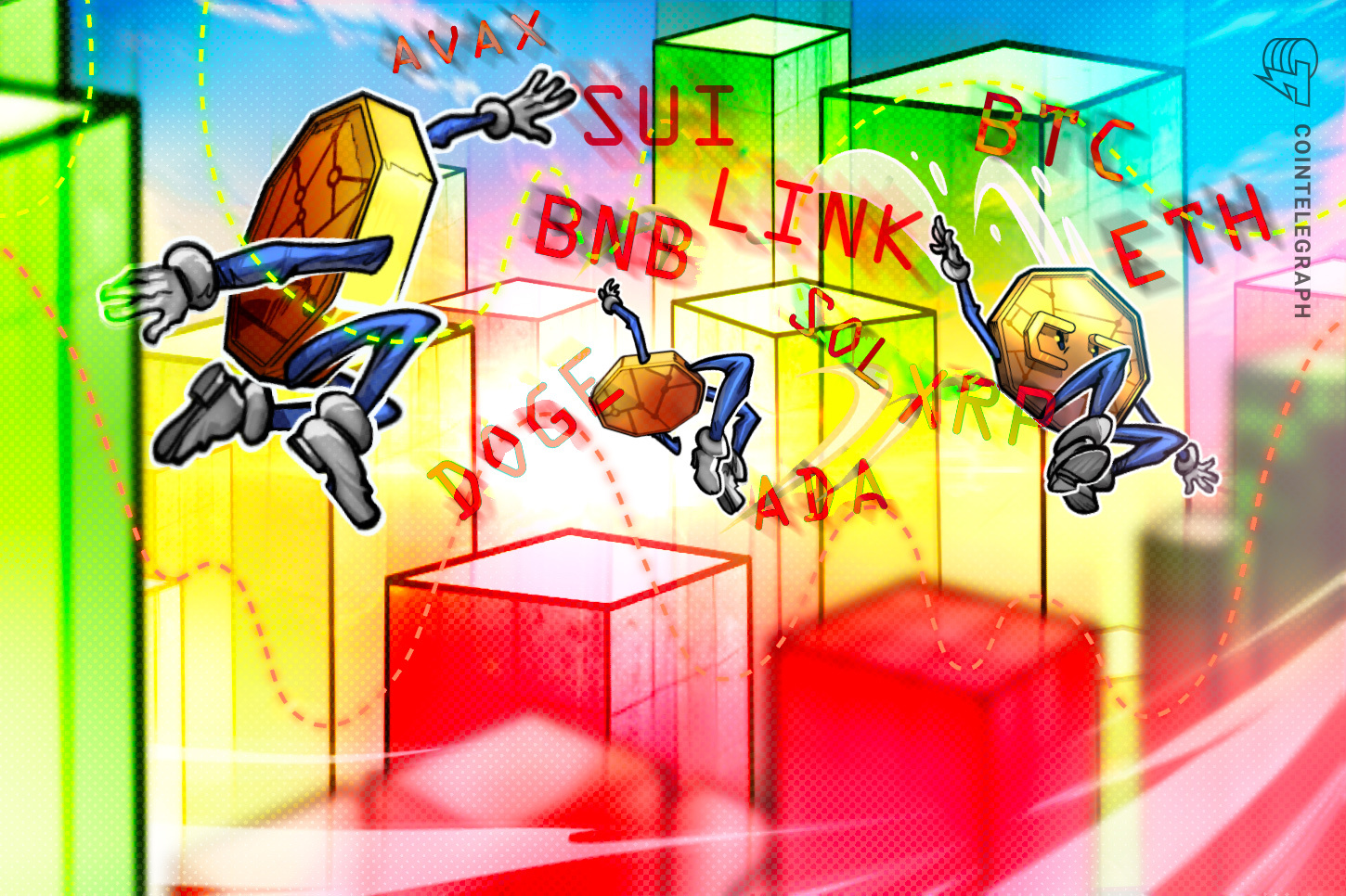 Predicciones de precios del 16 de mayo: BTC, ETH, XRP, BNB, SOL, DOGE, ADA, SUI, LINK, AVAX