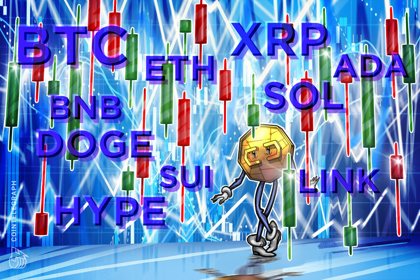 Predicciones de precios del 11 de junio: BTC, ETH, XRP, BNB, SOL, DOGE, ADA, HYPE, SUI, LINK