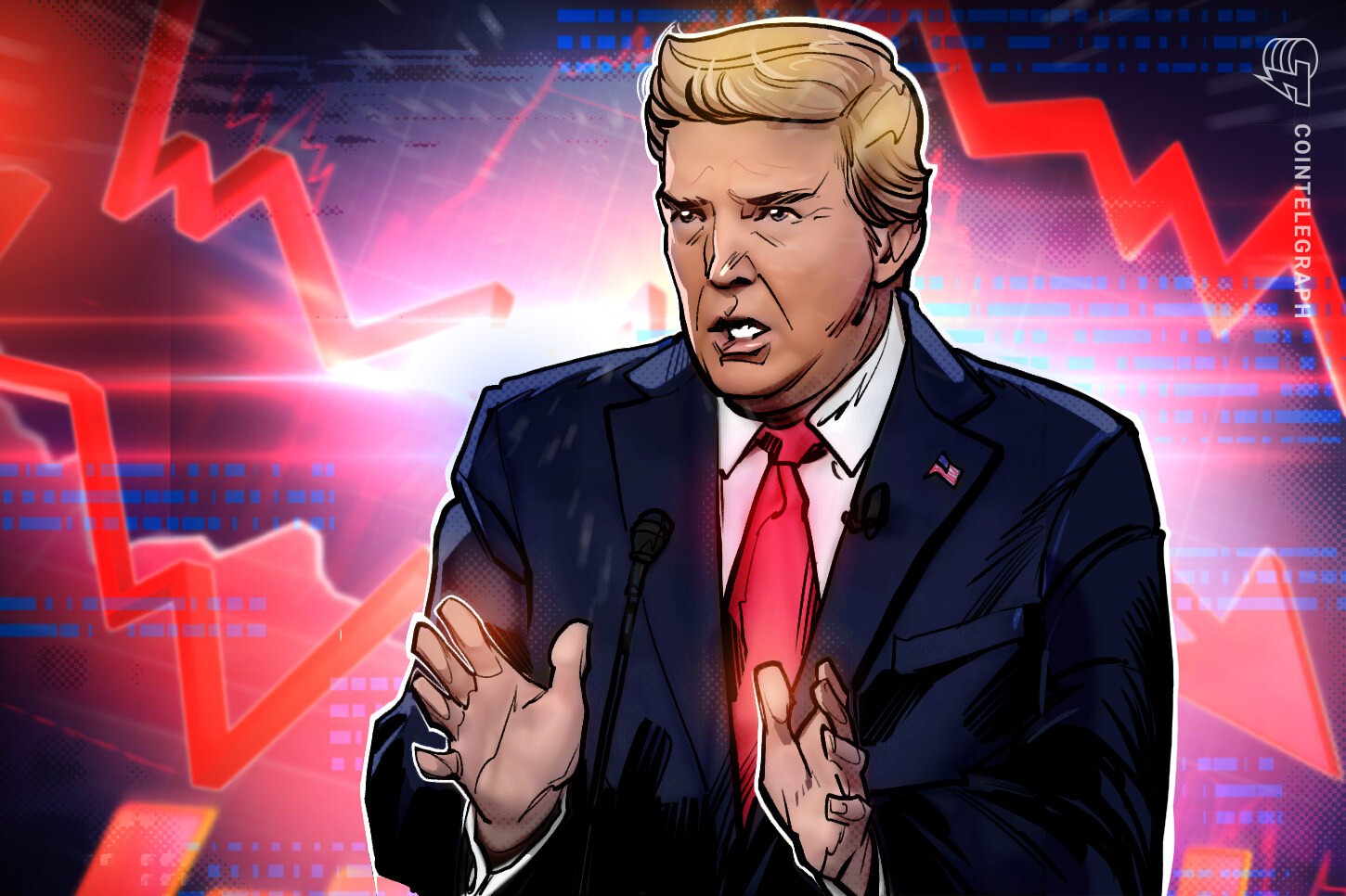 Bitcoin e criptomoedas caem após Trump dizer que líder iraniano é um 'alvo fácil'