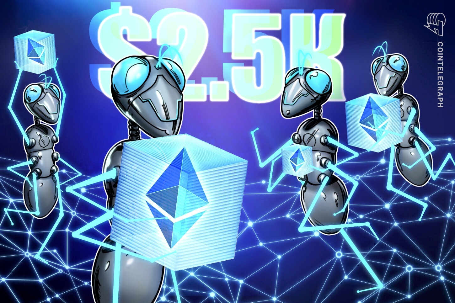 ETH cotiza cerca de los 2.500 dólares, pero la débil demanda empaña las perspectivas alcistas