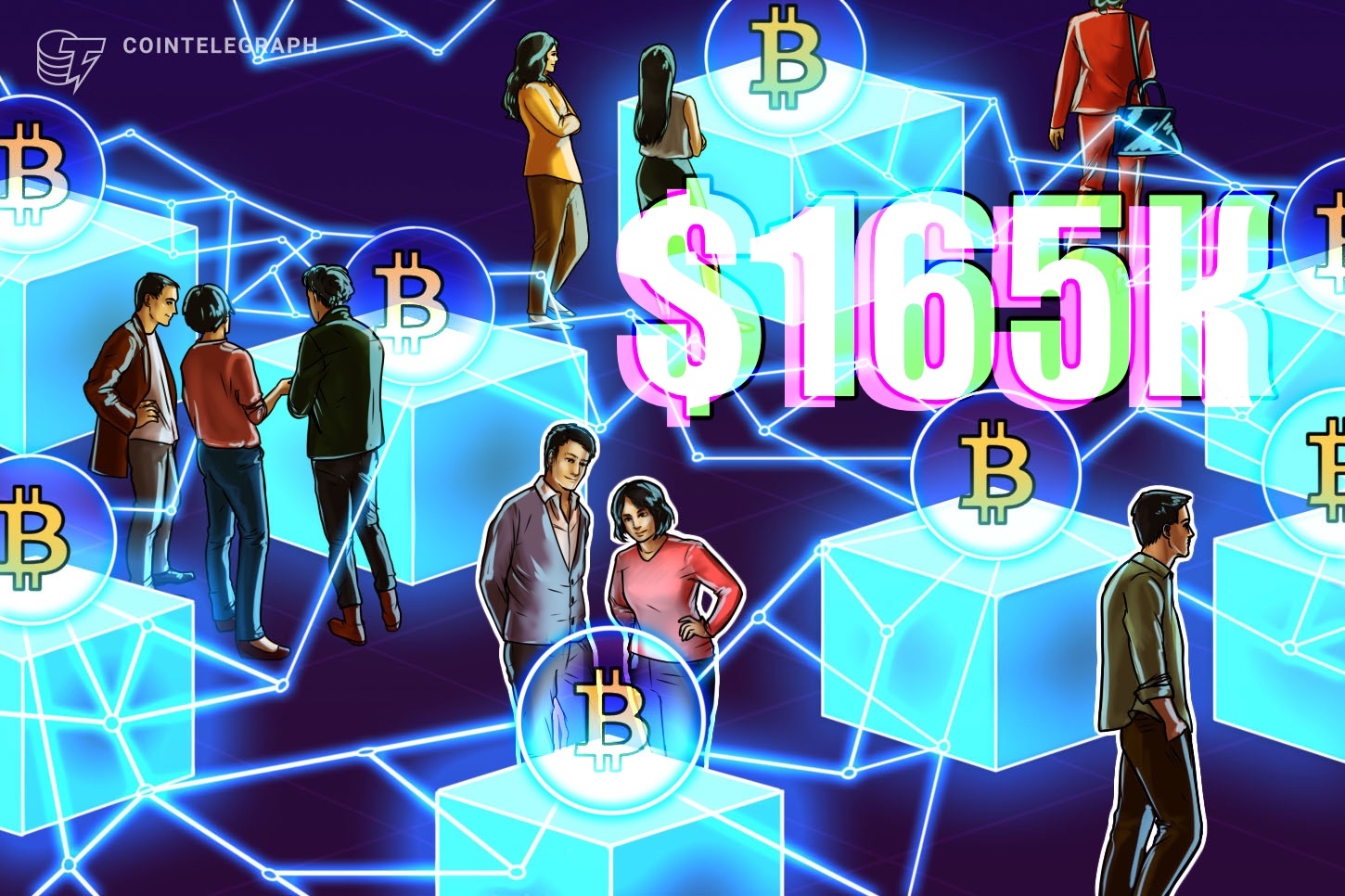 "Banderín alcista" de Bitcoin apunta a USD 165K y flujos de BTC en exchanges alcanzan mínimos de 10 años