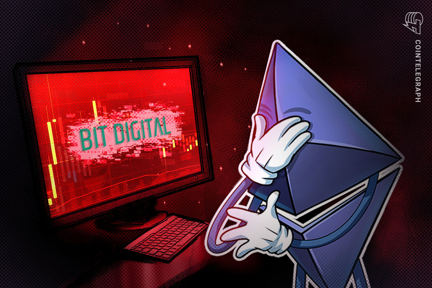 Bit Digital baja un 4% al dejar de minar Bitcoin para pasar a Ethereum