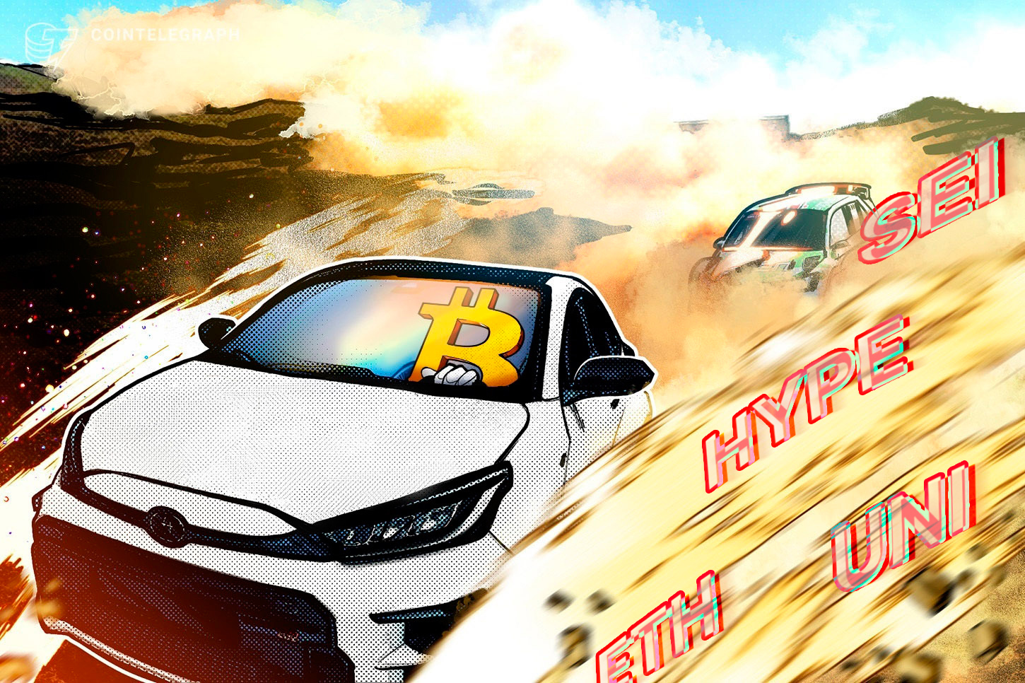 Expectativas de que bitcoin alcance USD 120K impulsan el ETH, HYPE, UNI y SEI