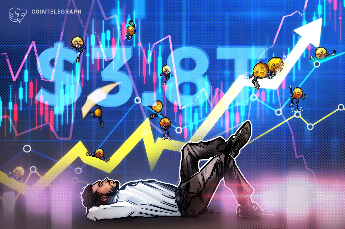 Krypto-Marktkapitalisierung erreicht Allzeithoch mit 3,8 Bio. US-Dollar