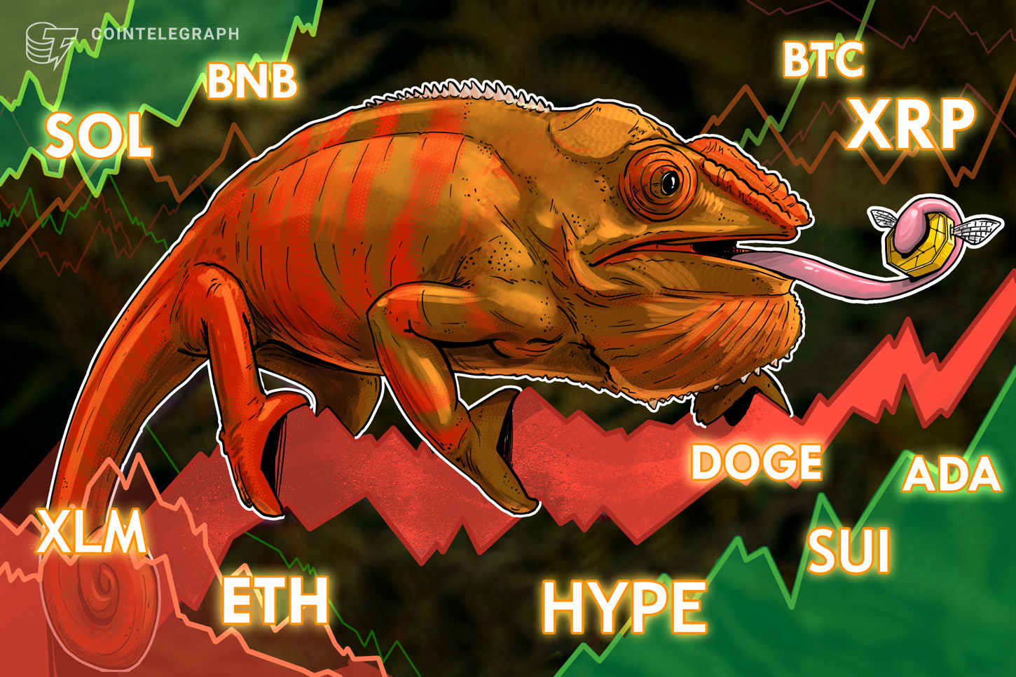 Análise de preços em 01/08: BTC, ETH, XRP, BNB, SOL, DOGE, ADA, HYPE, XLM, SUI