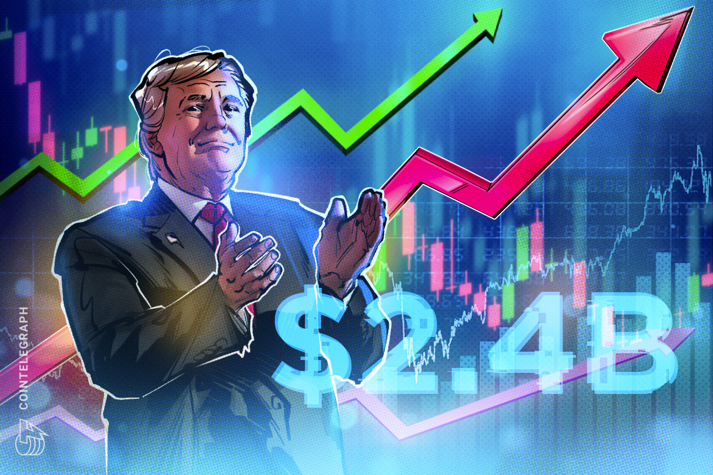 Trump'ın kripto girişimlerinden kazancı 2,4 milyar dolara ulaştı