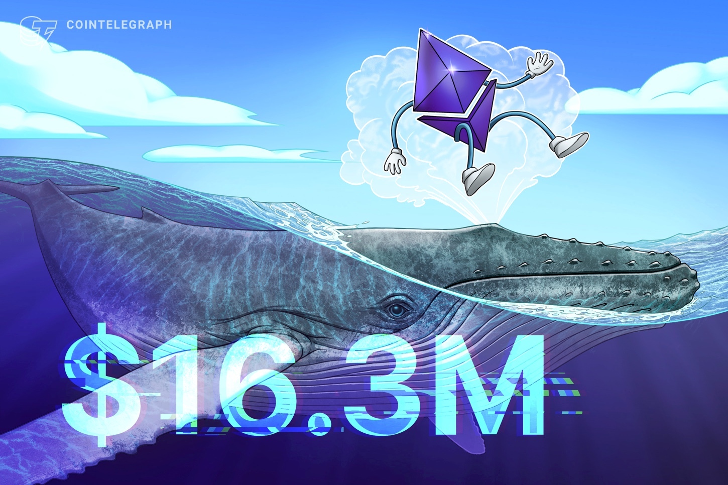 イーサリアムのクジラ　1600万ドルのロングポジションを構築　反発開始に賭ける