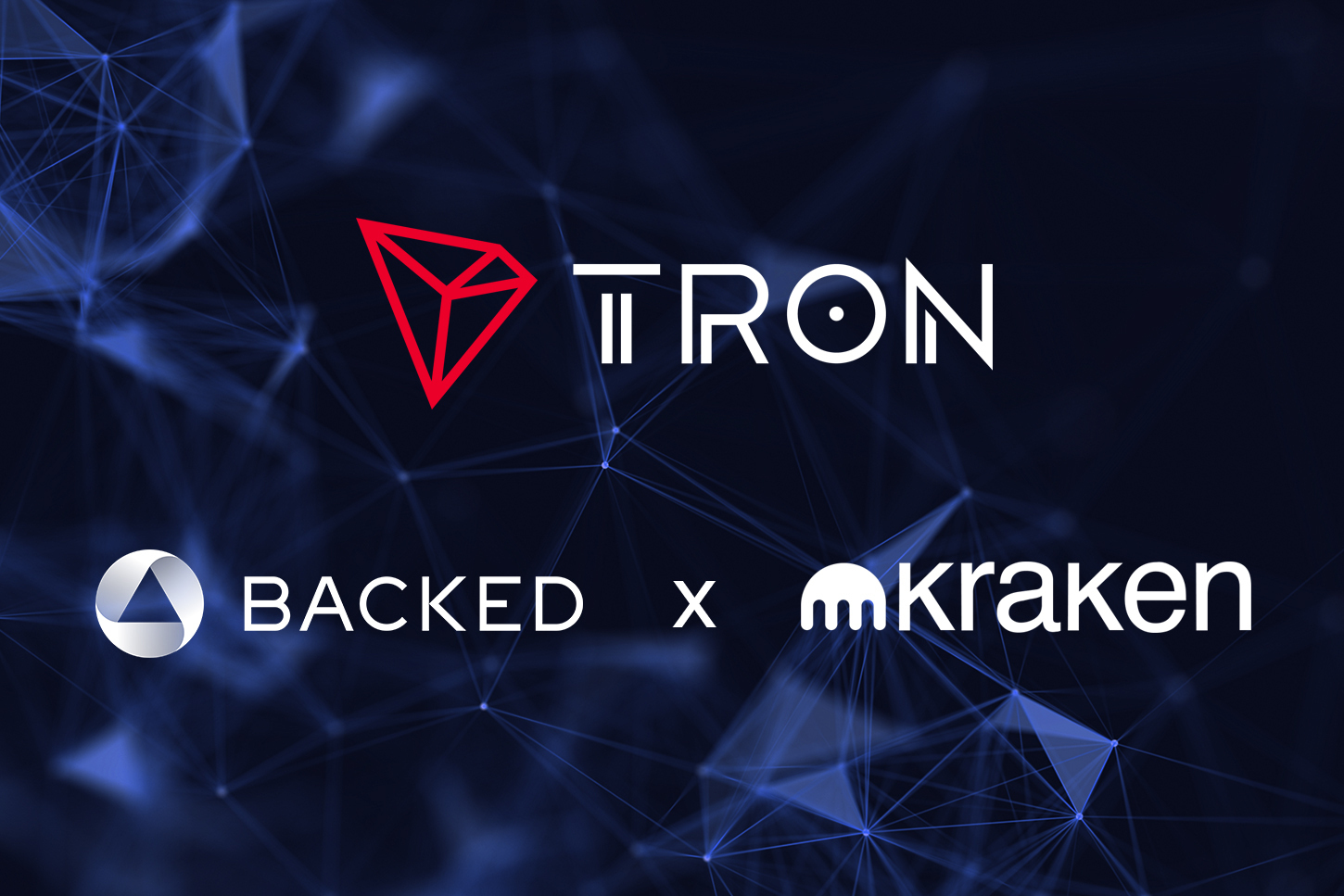 Kraken and Backed announce strategic collaboration with TRON DAO to broaden access to tokenized equities