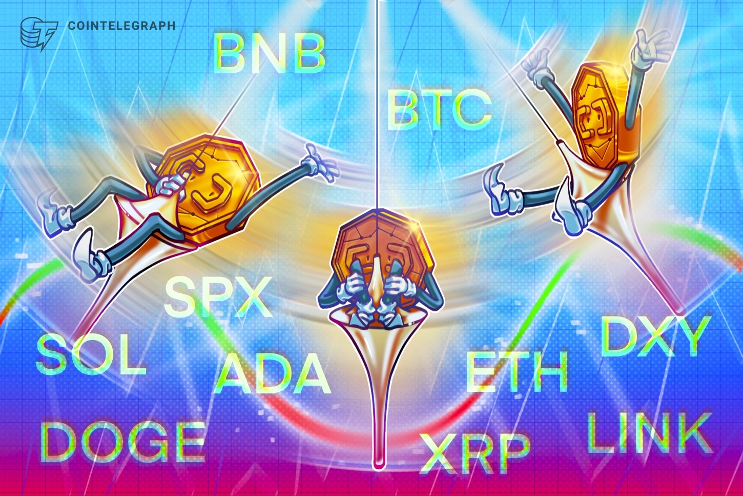 价格预测 8月25日：SPX、DXY、比特币（BTC）、以太坊（ETH）、瑞波币（XRP）、BNB、索拉纳（SOL）、狗狗币（DOGE）、卡尔达诺（ADA）、LINK