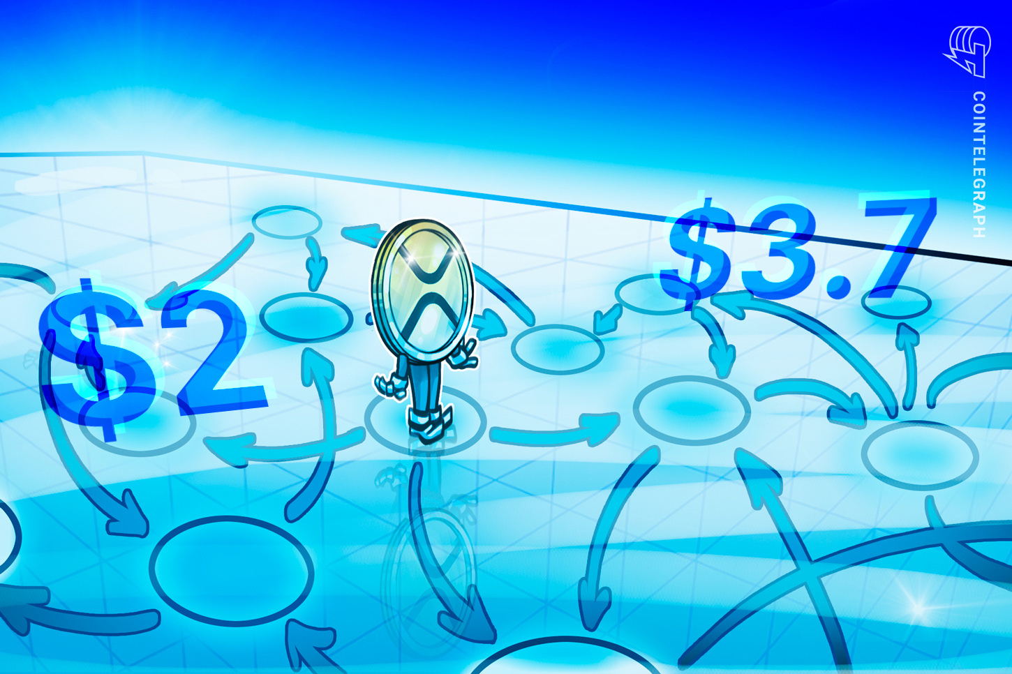 下落基調続くXRP　2.70ドルが重要な攻防ラインに