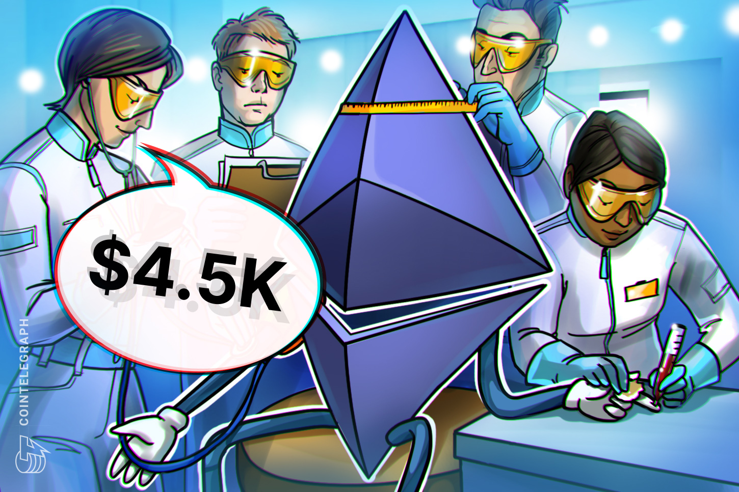 ¿Por qué el precio de Ethereum no logró superar los 4500 dólares?