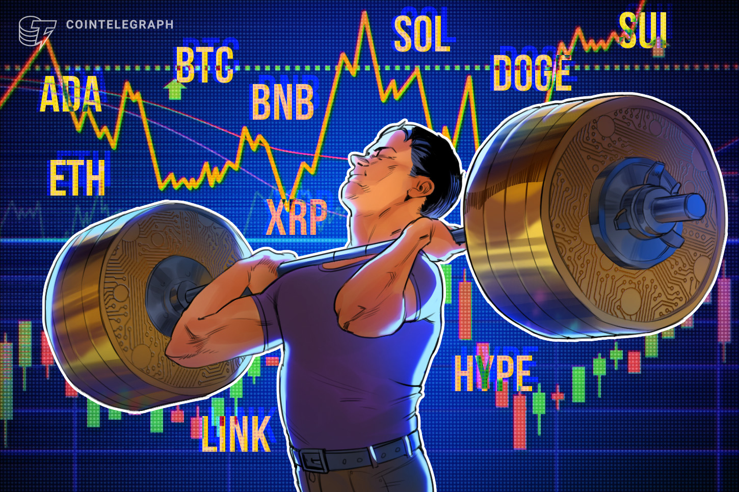 Predicciones de precios para el 3/10: BTC, ETH, XRP, BNB, SOL, DOGE, ADA, HYPE, LINK, SUI