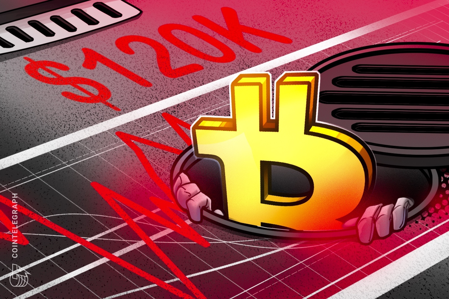 Bitcoin cayó por debajo de USD 120K mientras datos bajistas provocan una advertencia de caída del 10% en el precio de BTC