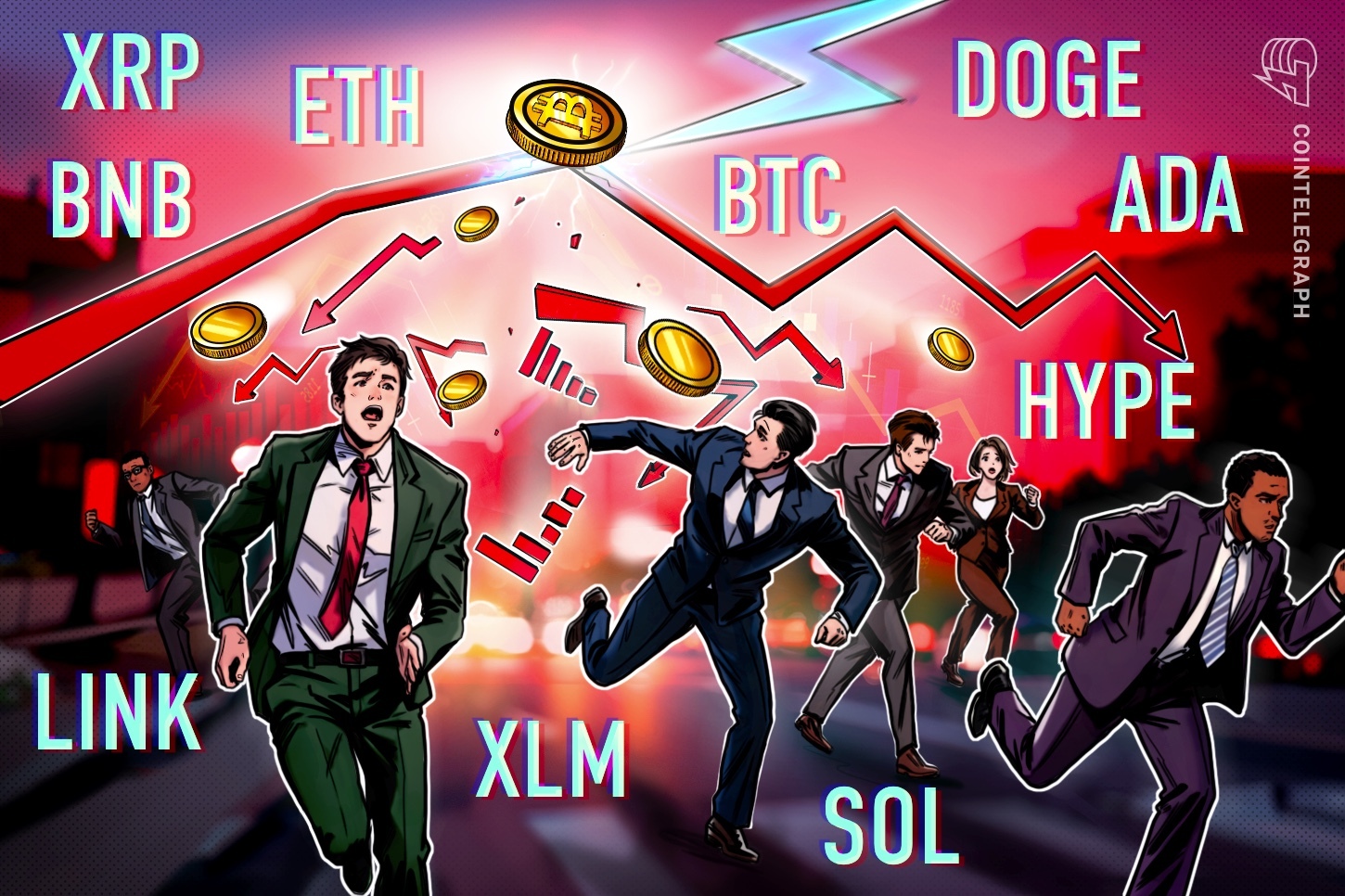 重要なサポートラインは？ 仮想通貨チャート分析：ビットコイン・イーサ・XRP・ソラナ