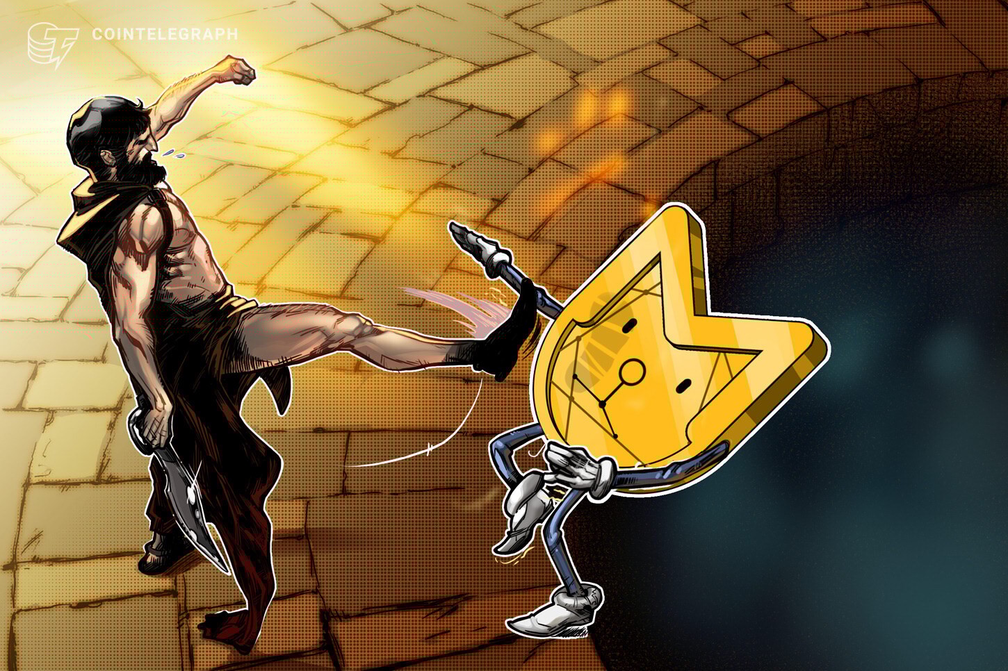 'Não compre esta memecoin', alerta CZ, enquanto bizarra memecoin de estátua dourada despenca 86%