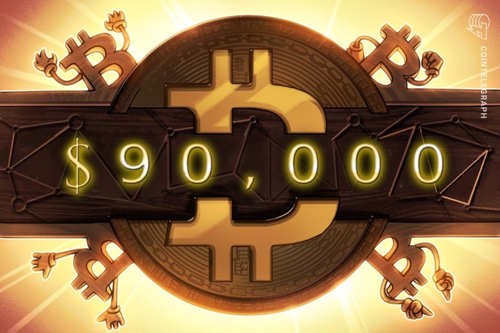 Биткоин протестировал $90 000 на фоне проблем с ликвидностью и продаж на Уолл-стрит