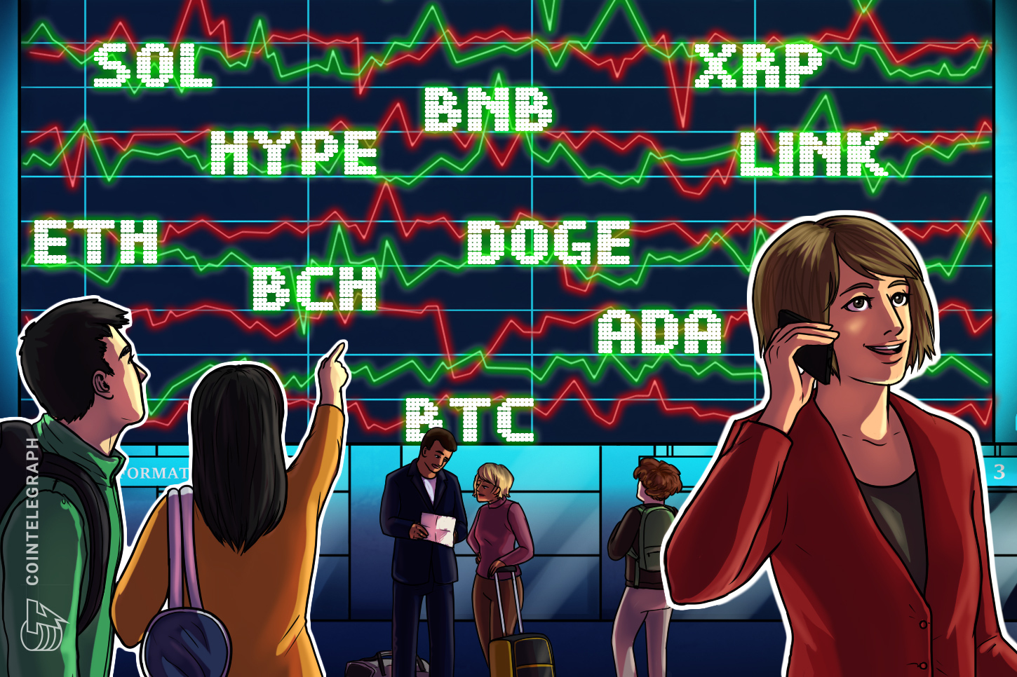 Predicciones de precios al 10/12: BTC, ETH, XRP, BNB, SOL, DOGE, ADA, BCH, LINK, HYPE