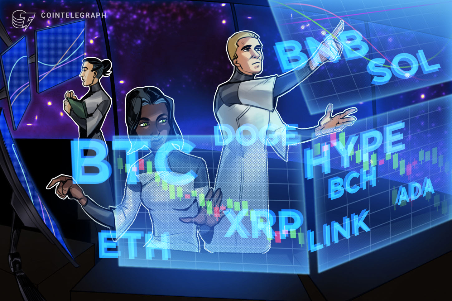 Predicciones de precios para el 9 de enero: BTC, ETH, XRP, BNB, SOL, DOGE, ADA, BCH, LINK, HYPE