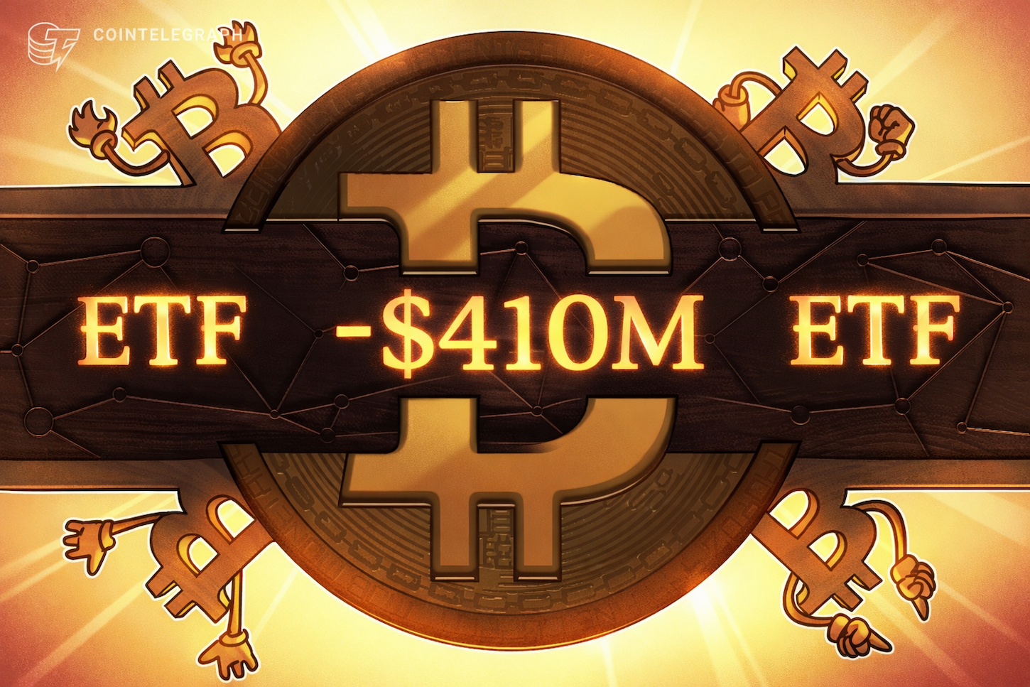 Bitcoin ETFs bleed $410M as Standard Chartered slashes BTC target