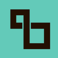 Lombard Logo. Black symbol on a green background.