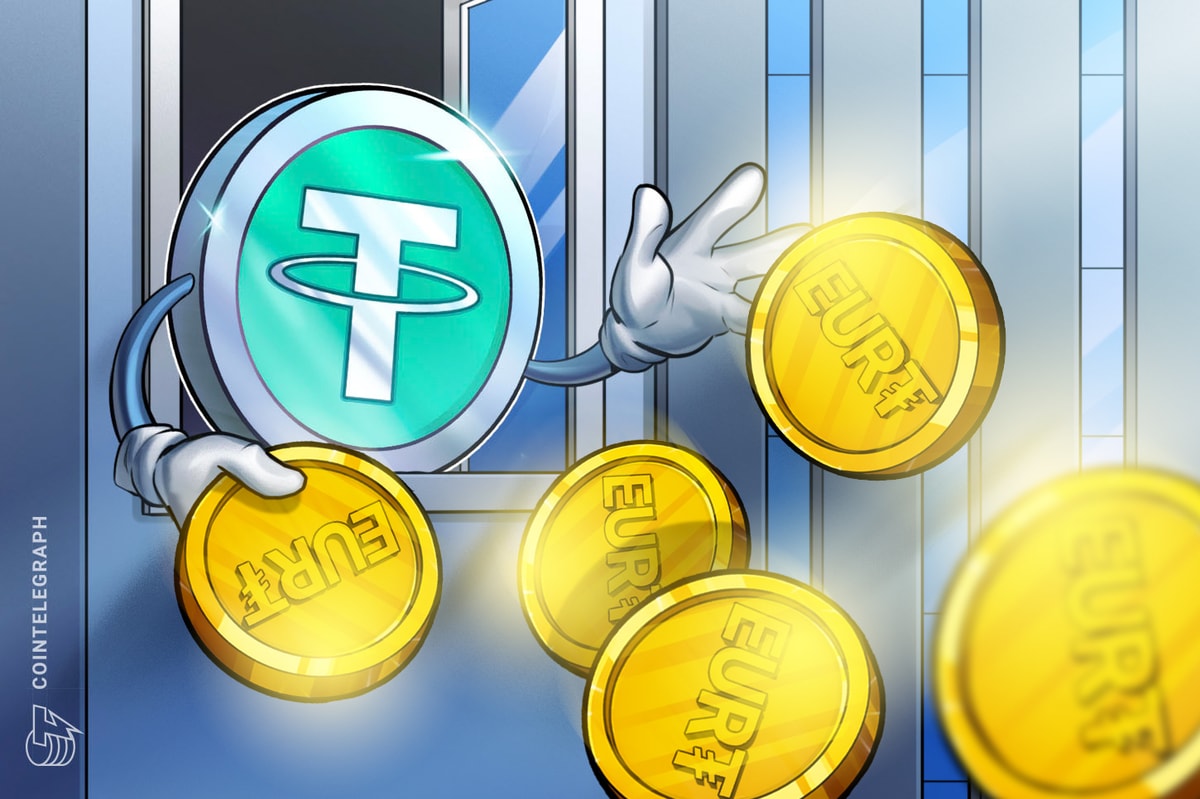  Tether descontinua suporte para a stablecoin EUR₮ atrelada ao euro 