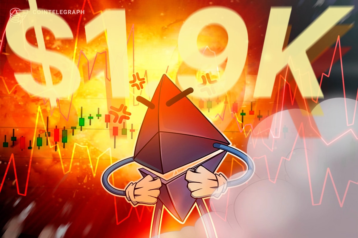 #Ethereum-Kurs bei 1.900 US-Dollar im Zwiespalt – Weitere Verluste oder neue Nachfrage?