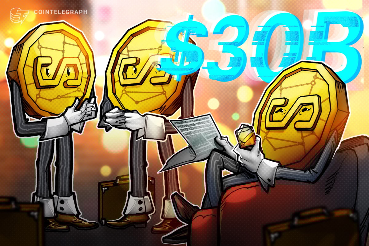 STABLECOIN Поставка збільшує 30 млрд. Дол.